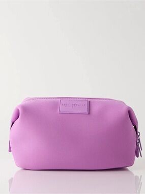 NEW Free People Beauty & Wellness Purple Neoprene Makeup Bag